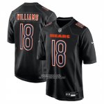 Camiseta NFL Game Chicago Bears Caleb Williams Carbono Negro