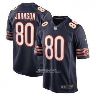Camiseta NFL Game Chicago Bears Collin Johnson Azul