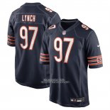 Camiseta NFL Game Chicago Bears James Lynch Azul Marino Camiseta NFL Game Chicago Bears James Lynch Azul Marino