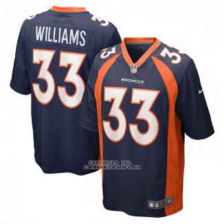 Camiseta NFL Game Denver Broncos Javonte Williams Primera Azul