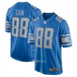 Camiseta NFL Game Detroit Lions Jim Cain Retired Azul