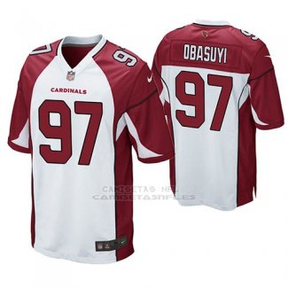Camiseta NFL Game Hombre Arizona Cardinals Owen Obasuyi Blanco
