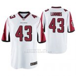 Camiseta NFL Game Hombre Atlanta Falcons Chris Lammons Blanco Camiseta NFL Game Hombre Atlanta Falcons Chris Lammons Blanco