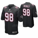 Camiseta NFL Game Hombre Atlanta Falcons Takkarist Mckinley Negro