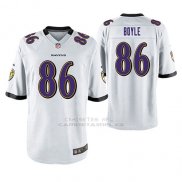 Camiseta NFL Game Hombre Baltimore Ravens Nick Boyle Blanco