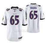 Camiseta NFL Game Hombre Baltimore Ravens Nico SiragUSA Blanco Camiseta NFL Game Hombre Baltimore Ravens Nico SiragUSA Blanco