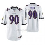 Camiseta NFL Game Hombre Baltimore Ravens Za'darius Smith Blanco Camiseta NFL Game Hombre Baltimore Ravens Za'darius Smith Blanco