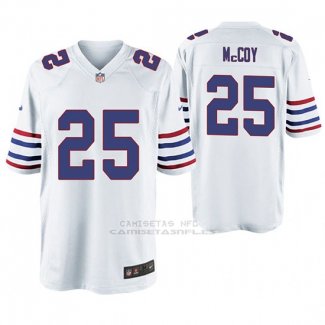 Camiseta NFL Game Hombre Buffalo Bills Lesean Mccoy Throwback Blanco