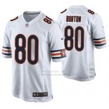 Camiseta NFL Game Hombre Chicago Bears Trey Burton Blanco Camiseta NFL Game Hombre Chicago Bears Trey Burton Blanco
