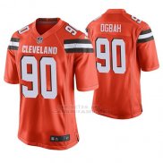 Camiseta NFL Game Hombre Cleveland Browns Emmanuel Ogbah Naranja Alternate