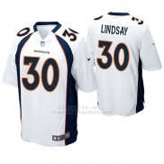 Camiseta NFL Game Hombre Denver Broncos Phillip Lindsay Blanco