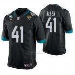 Camiseta NFL Game Hombre Jacksonville Jaguars Josh Allen 25th Aniversario Typename Negro