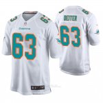 Camiseta NFL Game Hombre Miami Dolphins Michael Deiter Blanco