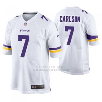 Camiseta NFL Game Hombre Minnesota Vikings Daniel Carlson Blanco