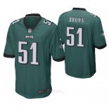 Camiseta NFL Game Hombre Philadelphia Eagles Zach Brown Verde