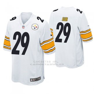 Camiseta NFL Game Hombre Pittsburgh Steelers Brian Allen Blanco