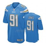 Camiseta NFL Game Hombre San Diego Chargers Justin Jones Azul