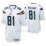 Camiseta NFL Game Hombre San Diego Chargers Mike Williams Blanco