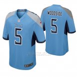 Camiseta NFL Game Hombre Tennessee Titans Logan Woodside Azul Luminoso