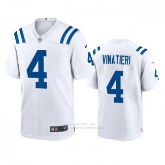 Camiseta NFL Game Indianapolis Colts Adam Vinatieri 2020 Blanco