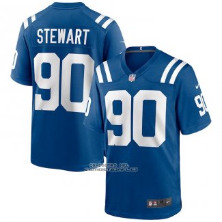 Camiseta NFL Game Indianapolis Colts Grover Stewart Azul