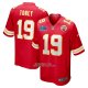 Camiseta NFL Game Kansas City Chiefs Kadarius Toney Super Bowl LVII Patch Rojo