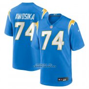 Camiseta NFL Game Los Angeles Chargers Kayode Awosika Azul