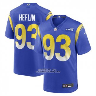 Camiseta NFL Game Los Angeles Rams Jack Heflin Royal