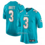 Camiseta NFL Game Miami Dolphins KJ Britt Verde Camiseta NFL Game Miami Dolphins KJ Britt Verde