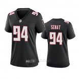 Camiseta NFL Game Mujer Atlanta Falcons Deadrin Senat Throwback 2020 Negro