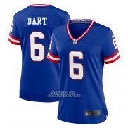 Camiseta NFL Game Mujer New York Giants Jaxson Dart 2nd Alternate Classic Royal