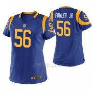 Camiseta NFL Game Mujer St Louis Rams Dante Fowler Jr. Azul