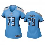 Camiseta NFL Game Mujer Tennessee Titans Isaiah Wilson Azul