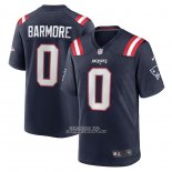 Camiseta NFL Game New England Patriots Christian Barmore Azul