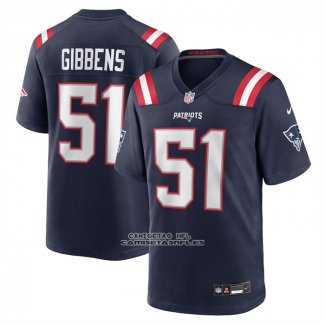 Camiseta NFL Game New England Patriots Jack Gibbens Azul