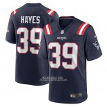 Camiseta NFL Game New England Patriots Tae Hayes Primera Azul