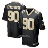 Camiseta NFL Game New Orleans Saints Tanoh Kpassagnon Negro