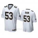 Camiseta NFL Game New Orleans Saints Zack Baun Blanco