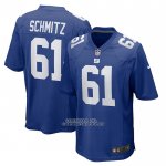 Camiseta NFL Game New York Giants John Michael Schmitz Azul