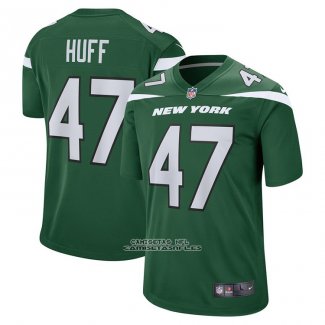 Camiseta NFL Game New York Jets Bryce Huff Verde