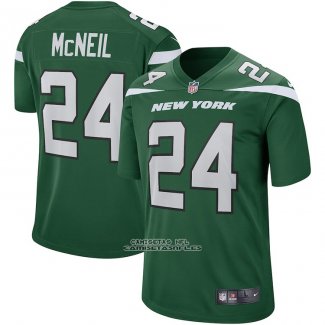 Camiseta NFL Game New York Jets Freeman Mcneil Retired Verde