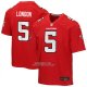 Camiseta NFL Game Nino Atlanta Falcons Drake London Rojo