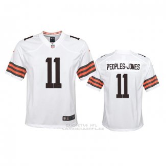 Camiseta NFL Game Nino Cleveland Browns Donovan Peoples Jones 2020 Blanco