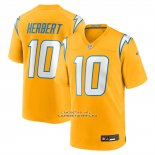 Camiseta NFL Game Nino Los Angeles Chargers Justin Herbert Alterno Charger Power Oro