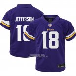 Camiseta NFL Game Nino Minnesota Vikings Justin Jefferson Violeta