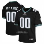 Camiseta NFL Game Nino Philadelphia Eagles Alterno Personalizada Negro