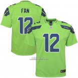 Camiseta NFL Game Nino Seattle Seahawks Fan Verde Color Rush