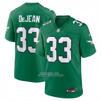 Camiseta NFL Game Philadelphia Eagles Cooper DeJean Alterno Verde