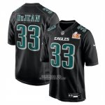 Camiseta NFL Game Philadelphia Eagles Cooper DeJean Super Bowl LIX Negro