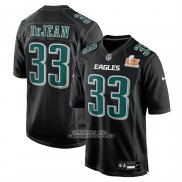 Camiseta NFL Game Philadelphia Eagles Cooper DeJean Super Bowl LIX Negro